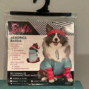 Aerobics Barbie Dog Costume NWT - Size XL